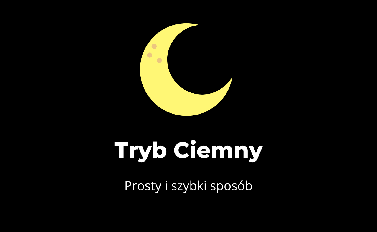 Sprawdź jak zaimplementować tryb ciemny w React